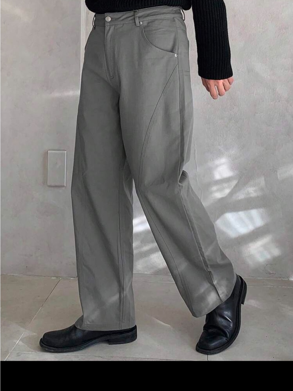 Shein DAZY Men's Solid Color Casual Pants, Street Style Size Small 29, 30 - Picture 6 of 8